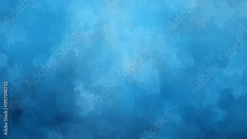 Vector Abstract blue watercolor background evoking depth and texture and artistic expression and gentle watercolor effect.