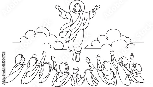 Ascend day of Jesus Christus