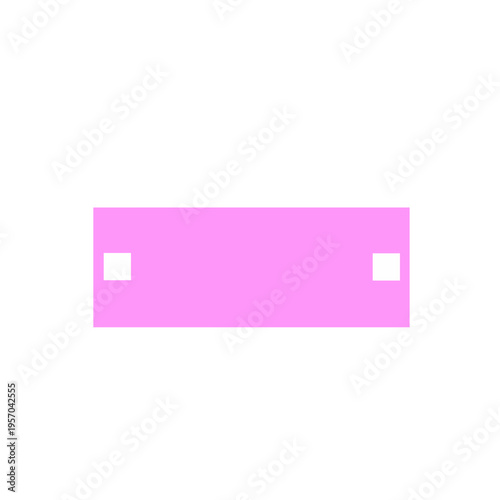 Abstract blank sticker 