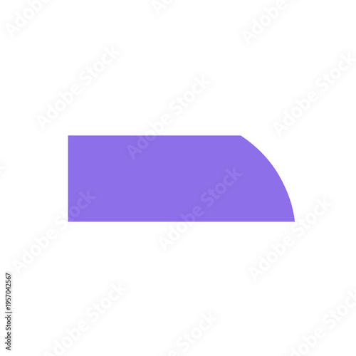 Abstract blank sticker 