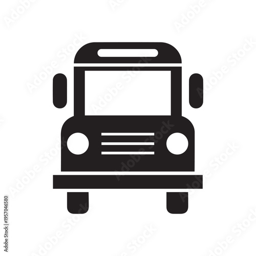  school bus icon