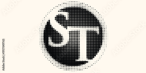 Set of halftone dots gradient pattern texture isolated on white background. Straight dotted spots using halftone circle dot raster texture. Vector blot half tone collection. eps10