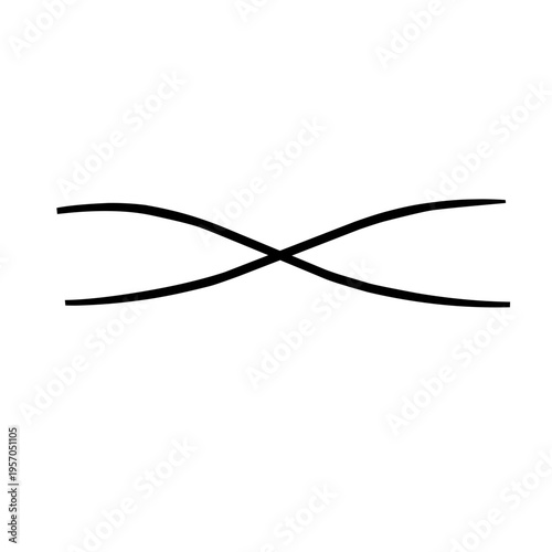 Abstract line curve wave pattern 