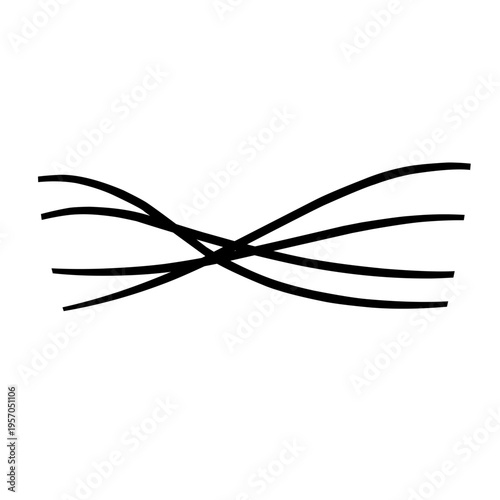 Abstract line curve wave pattern 