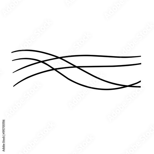 Abstract line curve wave pattern 