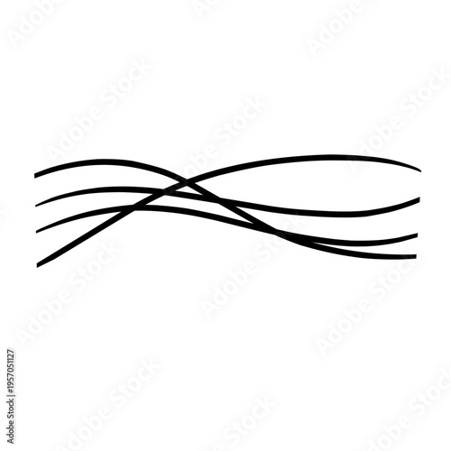 Abstract line curve wave pattern 