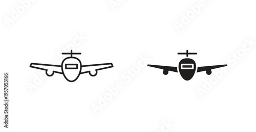 Airplane icon for web design. icon symbol vector