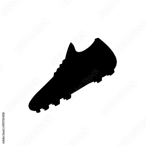 Soccer shoes silhouette 