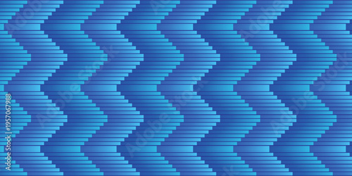 Abstract blue lines geometric background. modern