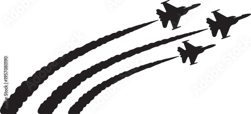 Airplane line path icon. Vector illustration of air plane flight route with line trace isolated on white background