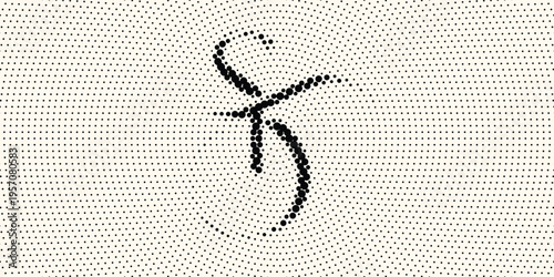 Set of halftone dots gradient pattern texture isolated on white background. Straight dotted spots using halftone circle dot raster texture. Vector blot half tone collection. eps10