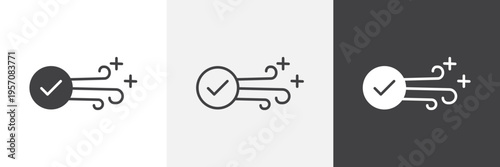 Clean Air icon element for design projects and web designs