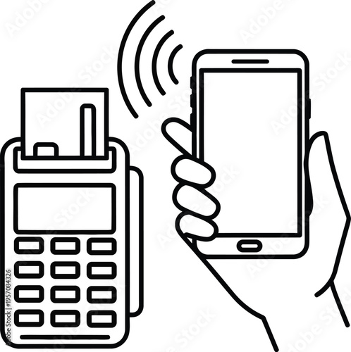 Mobile payment with contactless card reader
