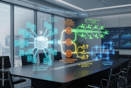 Corporate Policy Enforcement System with AI Compliance Workflow and Approval Management for Enterprise Governance Solutions