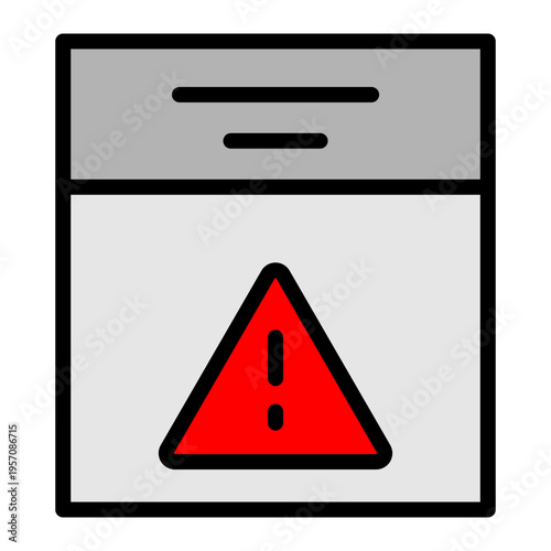 Zombie Biohazard Vector Filled Icon Design