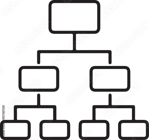 Income hierarchy chart vector illustration, flat design