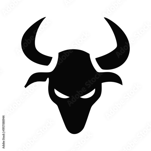 Demon Bull Head Dark Fantasy