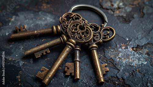Antique Ornate Keys