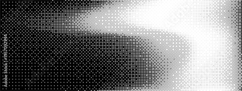Bitmap gradient bit with game 8 and bg pattern for pixel dither background. Black retro shape and gradation blend with bw block and halfton ocean illustration. Texture rectangle and tile 2d with play