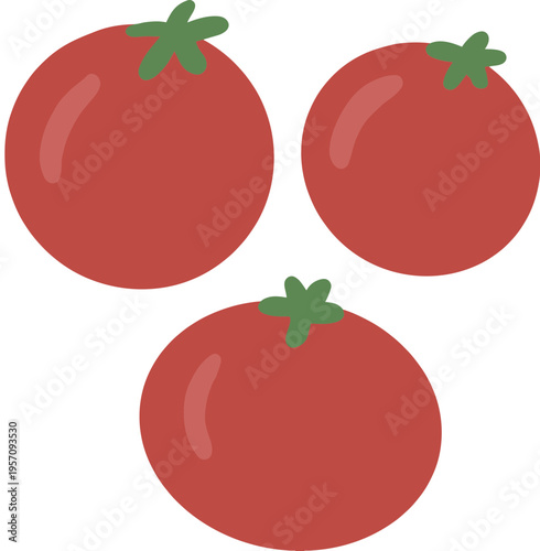 Tomato set illustration
