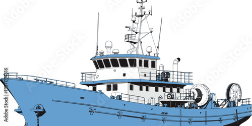 A luxury cruise ship and white passenger ferry sail across the deep blue ocean water toward a busy nautical port under a clear sky.