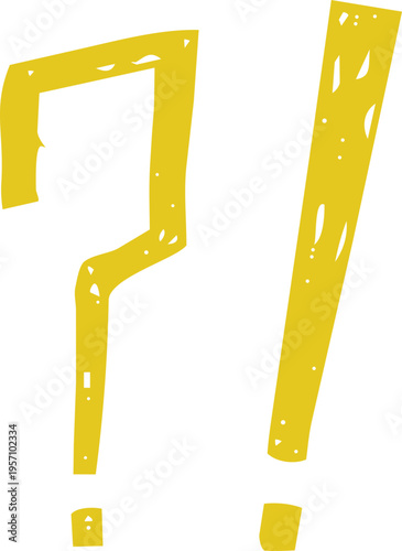 Question Mark Crayon Chalk Punctuation Sketch Doodle Hand Drawn