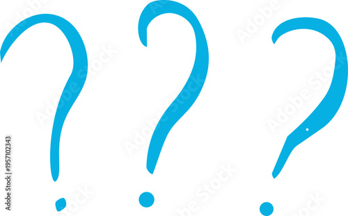 Question Mark Crayon Chalk Punctuation Sketch Doodle Hand Drawn