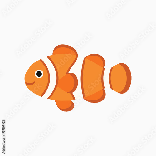 Cute cartoon sea fish 