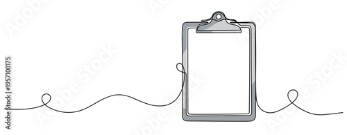 Clipboard shown empty on continuous line white background. no editable strokes