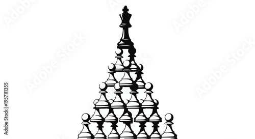 Wrought iron fence gate and railing decoration illustration