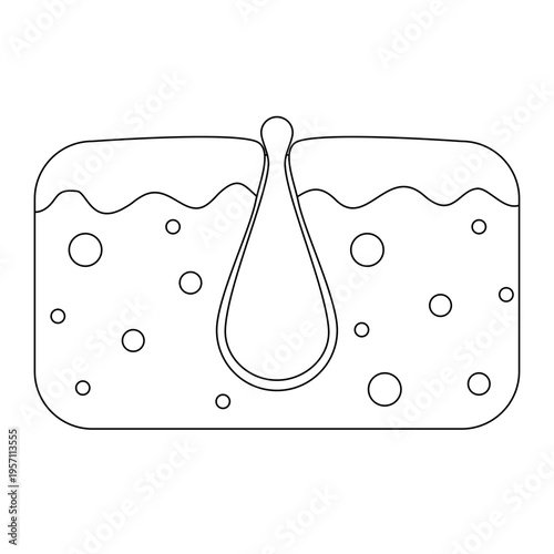 Clogged Pore Blackhead Skin Acne Deep