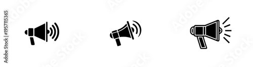 Echoes of the Past: A Classic Megaphone in Black and White