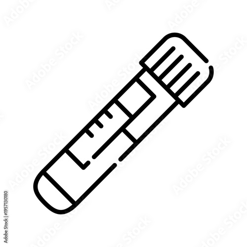 Blood Sample Icon Professional UI Symbol for Clinical Diagnostics