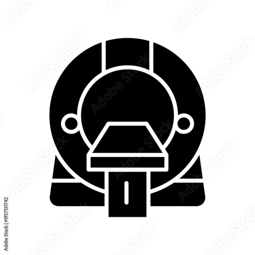 MRI Scan Icon Professional UI Symbol for Magnetic Resonance Imaging,