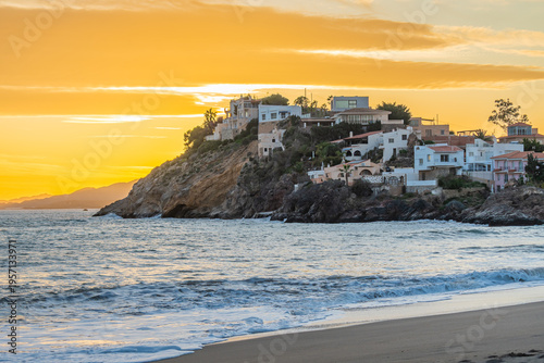 Landscape of Bolnuevo (Murcia, Spain)
