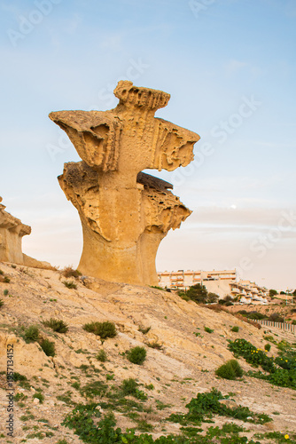 Landscape of Bolnuevo (Murcia, Spain)