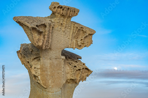 Landscape of Bolnuevo (Murcia, Spain)