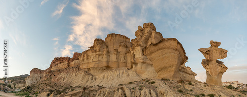 Landscape of Bolnuevo (Murcia, Spain)