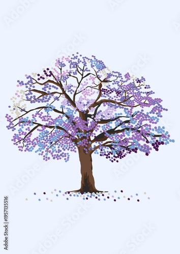 spring tree with flowers