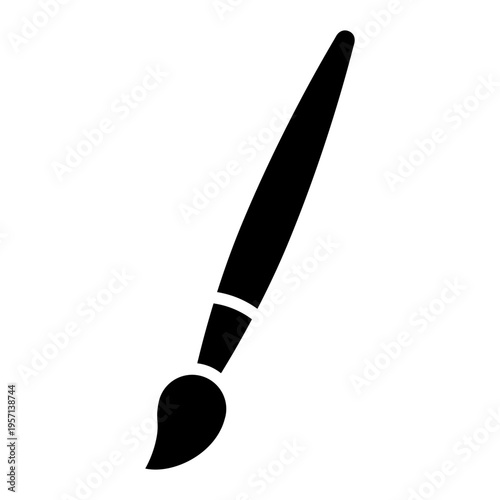 Paintbrush icon. Artist sign. Painter concept. Art symbol.