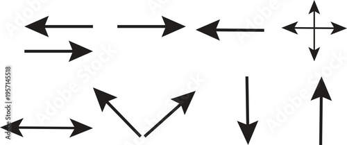 Vector collection of minimalist black outline dental icons featuring human teeth toothbrushes dental implants braces and stomatology equipment isolated on white background for healthcare design