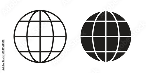 Website icons simple design. Vector illustration for web ui