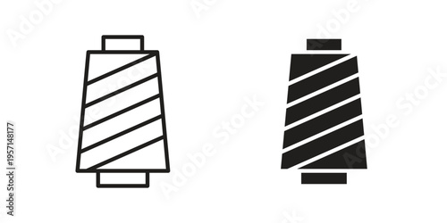 Yarn icons simple design. Vector illustration for web ui