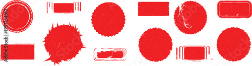 Grunge post Stamps Collection, Circles. Banners, Insignias , Logos, Icons, Labels and Badges Set . vector distress textures.blank shapes.
