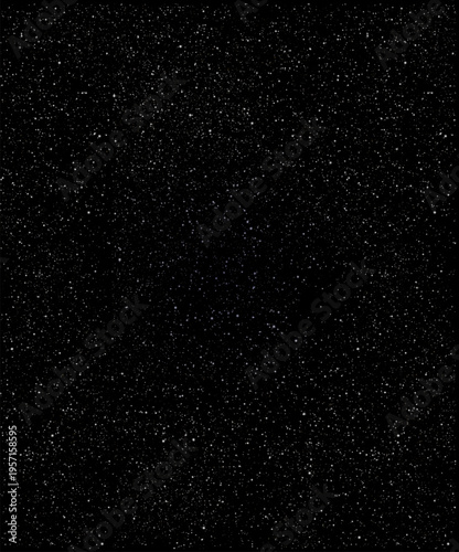Minimal starry night sky background - vector stars space vertical background for social media or print poster