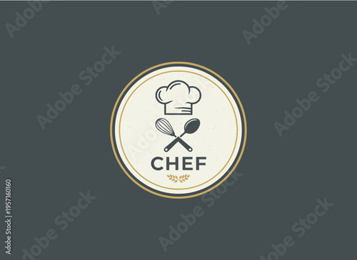 A chef prepares food with utensils in a kitchen environment indoors.