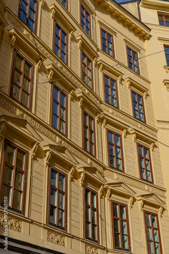 Detail of an apartment building