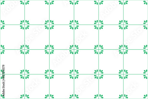 Mexican Seamless Pattern With Talavera Tiles. Background With Geometric Ornament.