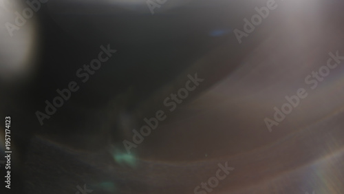 Real lens flare overlay or background from lens with glass elements in front of it
