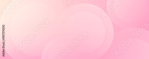 Pink and yellow gradient. Geometric circle effect style, abstract background.